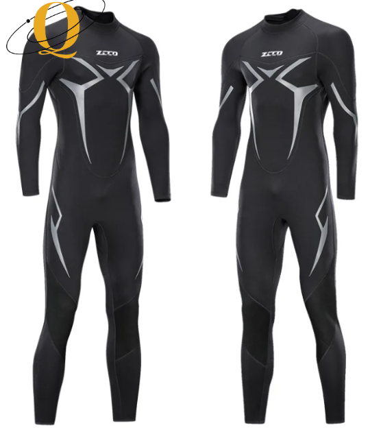 Men's Neoprene Full Body Wetsuit, T-Suit for Bathroom, Surfing, Swimming, Snorkeling, Kayaking, KiteSurfing, 3mm 2